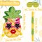 Small Pineapple Pinata, with Blindfold and Stick for Hawaiian Tropical Luau Party Supplies, Summer Fruit Themed Birthday Party Decorations for Girls Boys Kids